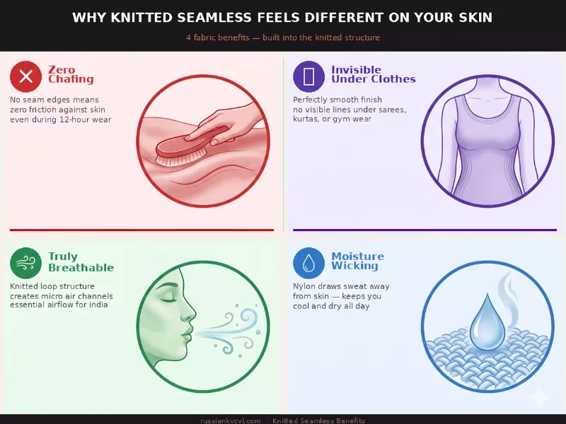 Benefit of Knitted Seamless lingerie n Skin